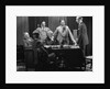 1930s Five Older Businessmen Meeting Around A Desk Listening To A Sixth Younger Man Speak by Anonymous