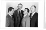 1960s Quartet Of Four Businessmen Salesmen Singing Harmony Together by Anonymous