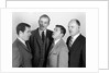 1960s Quartet Of Four Businessmen Salesmen Singing Harmony Together by Anonymous
