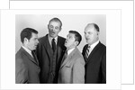1960s Quartet Of Four Businessmen Salesmen Singing Harmony Together by Anonymous