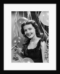1940s 1950s Woman in Party Dress for New Year's by Anonymous