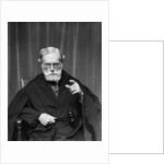 1930s Stern Elderly Judge With Beard And Glasses Pointing At Camera by Anonymous