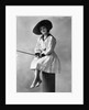 1910s 1920s Woman Wearing Dress With Sailor Style Collar by Anonymous