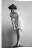 1900s 1910s Woman With Gibson Girl Hair Style Ringing Out Wet Chemise Hemline by Anonymous
