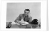 1940s Tired Overworked Man Businessman Leaning On Elbow Looking At Camera by Anonymous