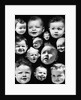 1930s Montage Of Baby Heads With Various Expressions by Anonymous