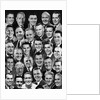1950s 1960s Montage Of 29 Men's Heads All Are Smiling by Anonymous