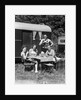 1940 1940s Men Women Couples Camping Trailer Picnic Vacation Lunch by Anonymous