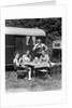 1940 1940s Men Women Couples Camping Trailer Picnic Vacation Lunch by Anonymous