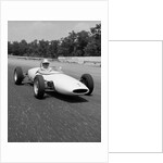 1960s Lotus Ford Race Car Speeding Around Track by Anonymous
