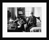 1890s Pair Of Male Students Studying In Dorm Room by Anonymous