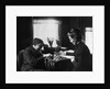 1890s 1900s Couple Playing Checkers by Anonymous