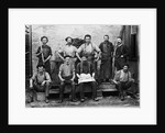 1890s 9 Carpet Mill Workers by Anonymous