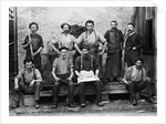 1890s 9 Carpet Mill Workers by Anonymous