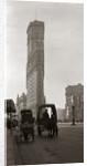 1900 New York City With Horse and Wagon In Foreground and Times Building In Background by Anonymous
