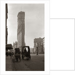 1900 New York City With Horse and Wagon In Foreground and Times Building In Background by Anonymous