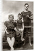 1890s 1900s Family Wearing Antique Bathing Suits In Seashore Studio by Anonymous