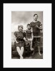 1890s 1900s Family Wearing Antique Bathing Suits In Seashore Studio by Anonymous
