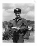 1950s Man Postman Holding Out Letter by Anonymous