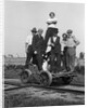 1890s 1900s Portrait Men Railroad Workers Standing On Handcar Outdoor by Anonymous