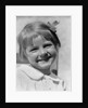 1930s Young Girl Outdoor Portrait With Freckles And Bow In Hair At Camera by Anonymous