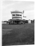 1937 1930s Roadside Refreshment Stand Shaped Like Ice Cream Maker by Anonymous
