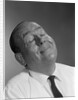 1950s 1960s Happy Balding Man With Expression Of Satisfaction And Eyes Closed by Anonymous