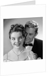 1950s 1960s Happy Couple Wearing Formal Evening Attire by Anonymous