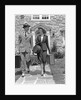 1930s 1940s Couple Leaving Home Carrying Luggage by Anonymous