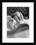 1940s 1950s Woman Asleep In Bed by Anonymous