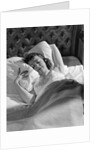 1940s 1950s Woman Asleep In Bed by Anonymous