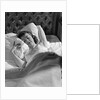 1940s 1950s Woman Asleep In Bed by Anonymous
