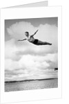 1930s Man Swan Diving From High Diving Board Outdoor by Corbis