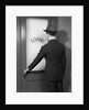 1930s 1940s Man In Suit And Hat Opening Door Marked Loans by Anonymous