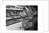 1950s Woman Shopping Frozen Food Section Of Grocery Store by Anonymous