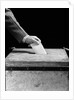 1930s 1940s Man's Hand Putting Ballot In Slot In Box by Anonymous