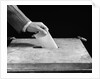 1930s 1940s Male Hand Dropping Paper Ballot In Voting Box by Anonymous