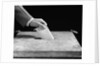 1930s 1940s Male Hand Dropping Paper Ballot In Voting Box by Anonymous