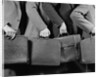 1940s 1950s Business Men Holding Briefcases by Anonymous