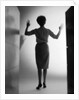 1960s Silhouette Woman Arms Held Up Mysterious Shadow Light by Anonymous