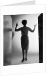 1960s Silhouette Woman Arms Held Up Mysterious Shadow Light by Anonymous
