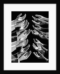 1960s Multiple Exposure Montage Male Hands Begging For A Hand Out by Anonymous