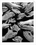 1950s Montage Of Many Man And Woman Hands Clapping by Anonymous