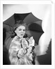 1960s Woman With Umbrella Holding Bags Of Money Save Your Money For A Rainy Day by Anonymous