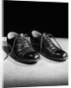 1930s Pair Of Black Lace Up Men's Shoes by Anonymous