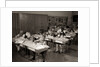 1960s Elementary Classroom Children At Desks Writing Studying by Anonymous