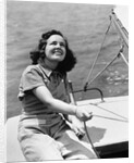 1940s Woman Sailor Sailing Boat Outdoor by Anonymous