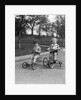 1930s Two Boys Riding Tricycles by Anonymous