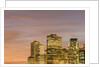 Skyscrapers in Lower Manhattan Skyline by Anonymous