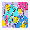 Retro Circles Pattern by Anonymous